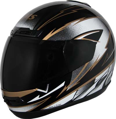 Cms intergraal helm gp2 champ zwart/zilver
