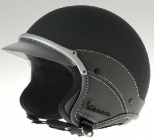 Piaggio vespa jet helm zwart/zwart