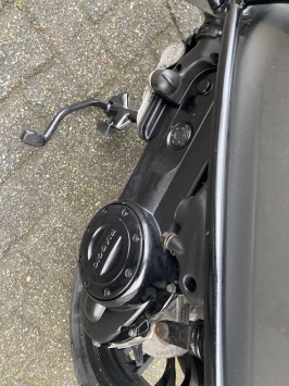 HELE MOOIE VESPA SPRINT S SPECIAL 45KM BROM PORSCHE AGAAT GRIJS BJ2018 13000KM 