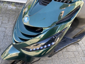 DIKKE PIAGGIO ZIP SP 45 4-TAKT JAGUAR GREEN BROM BJ2016 6000KM