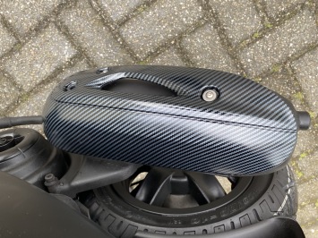 LEUKE PIAGGIO ZIP SP 45 4T MAT BLACK BROM BJ2020 10.000KM