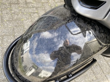  MOOIE VESPA SPRINT S 45KM BROM MAT GREY BJ2019 9000KM 4-TAKT CARBON 